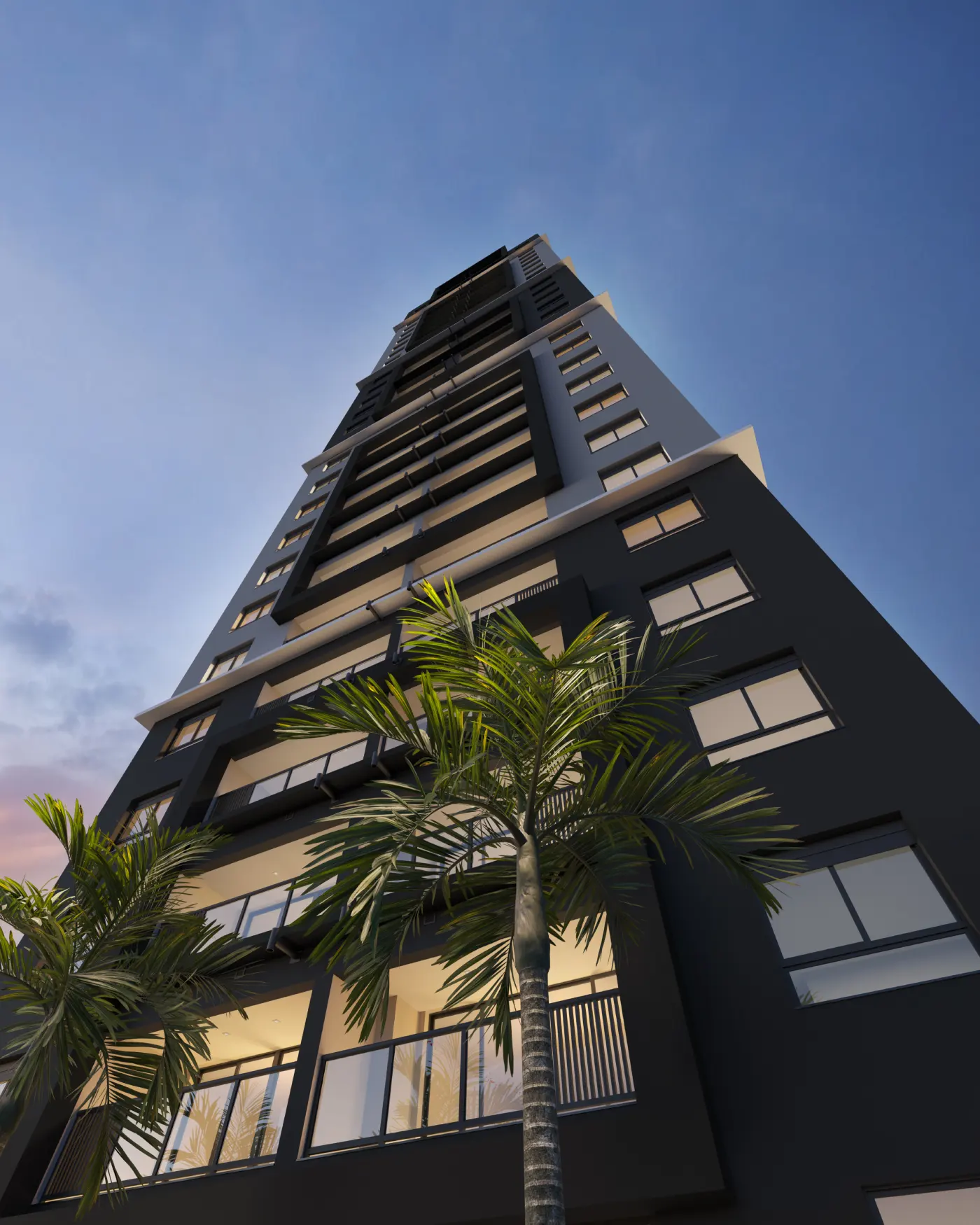 Fachada do Liv Stay Residence em Alphaville