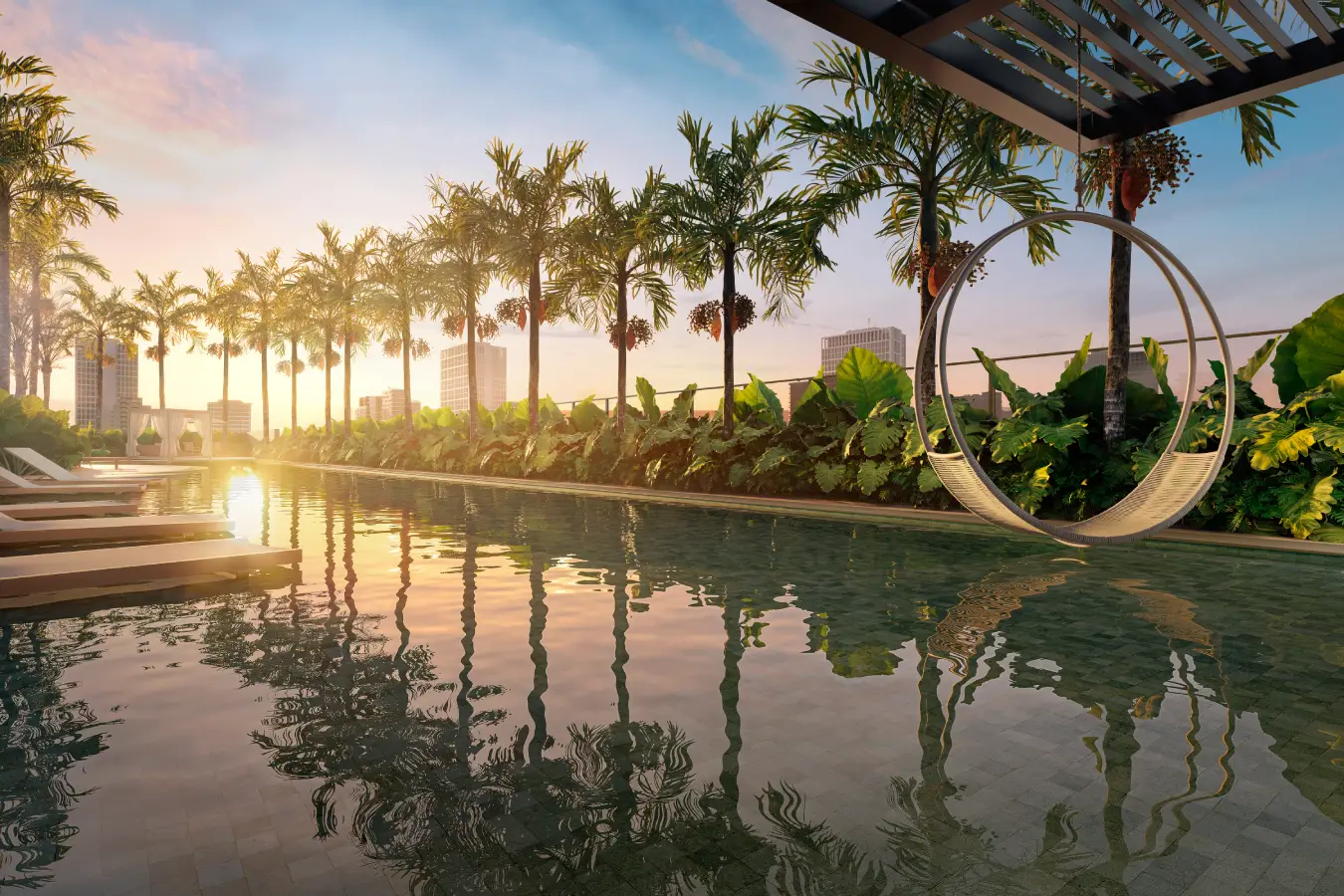 Symmetry Residence em Alphaville — quadra de beach tennis profissional