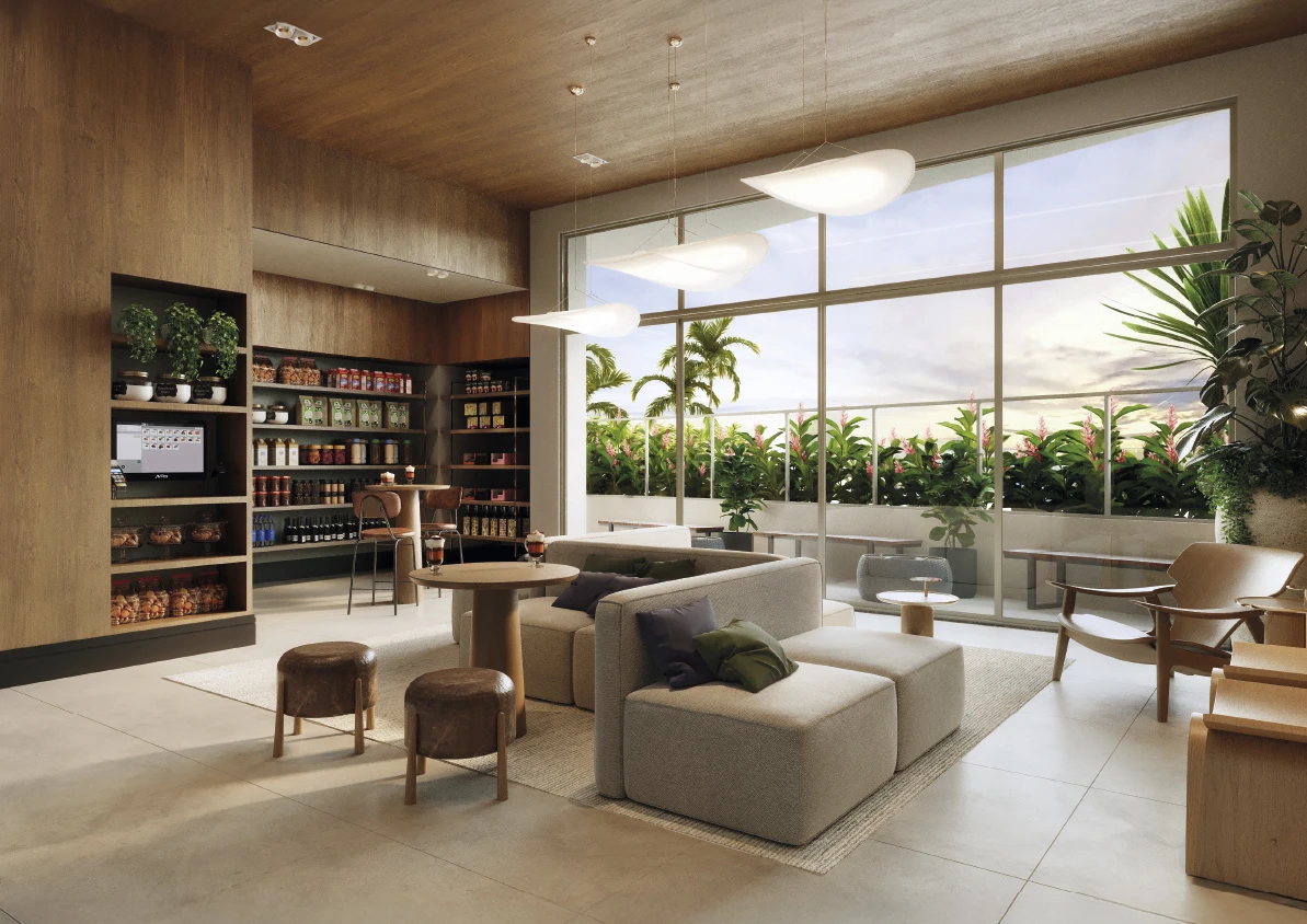 Eternity Alphaville em Alphaville — varanda gourmet com vista do skyline