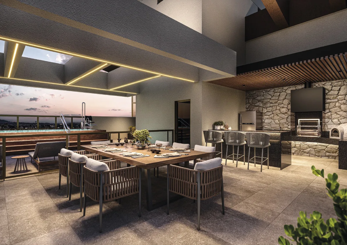 Eternity Alphaville em Alphaville — cozinha planejada de alto padrão